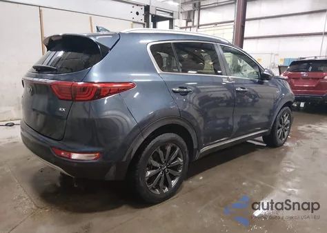 2018 Kia Sportage Ex из США, поврежденный, VIN KNDPNCAC9J7425994